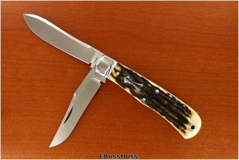 Tony Bose 4 1/8-inch Panama Trapper in Stag